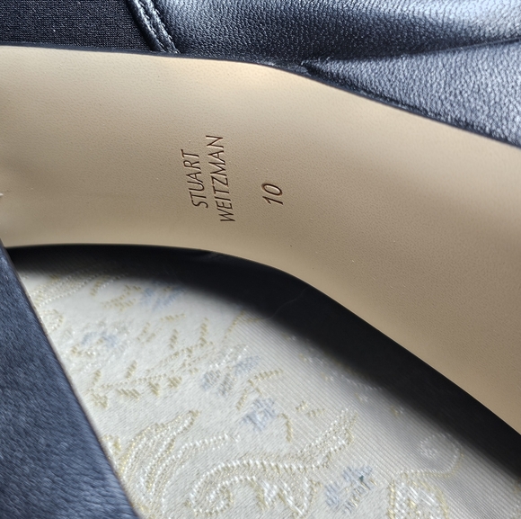 Stuart Weitzman Leather Platform Party Boots - Picture 7 of 13